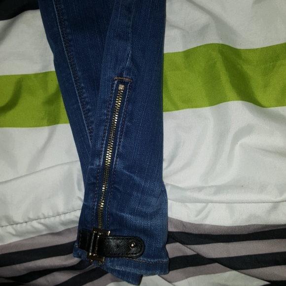 Blue ankle skinny jeans - Picture 4 of 5